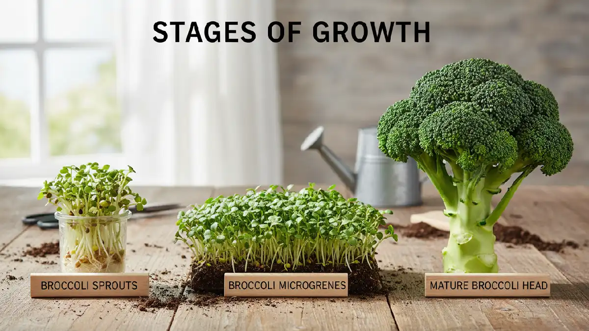Comparison of broccoli sprouts, broccoli microgreens, and mature broccoli