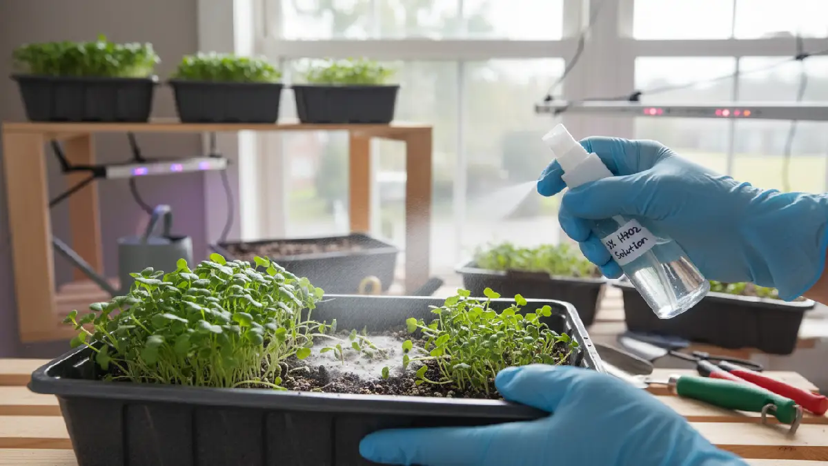 Troubleshooting microgreens at home using simple hacks to fix mold and growth issues