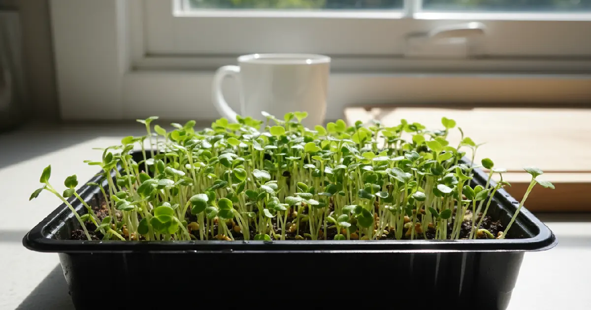 How to Grow Broccoli Microgreens