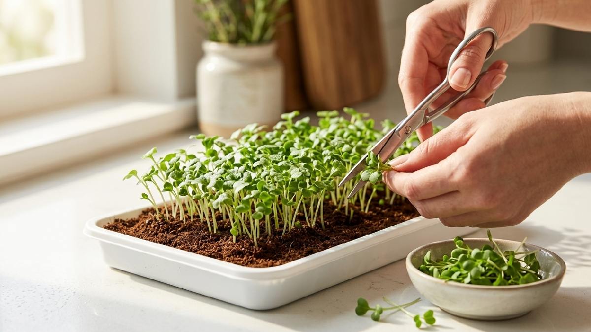 Growing microgreens at home feels simple and useful. Fast growth, no chemicals, money savings over time, small tray gives fresh harvest regularly, big benefit every time. 