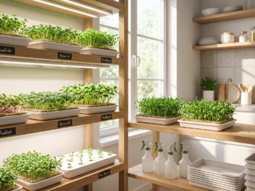 Growing Microgreens Without Soil