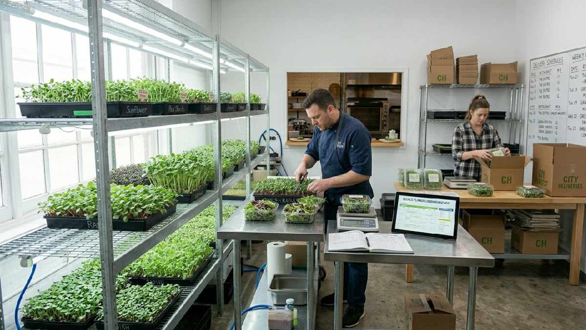 Maximize profit through smart selling tray rotation subscriptions and restaurant supply creating steady microgreens income without larger setup.