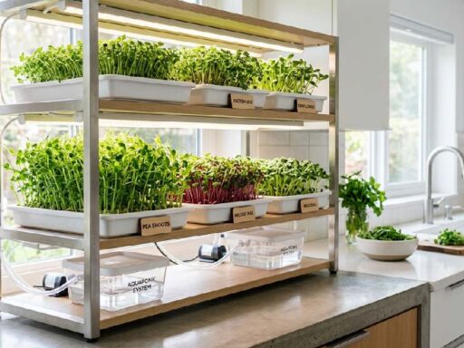 how to grow microgreens hydroponically