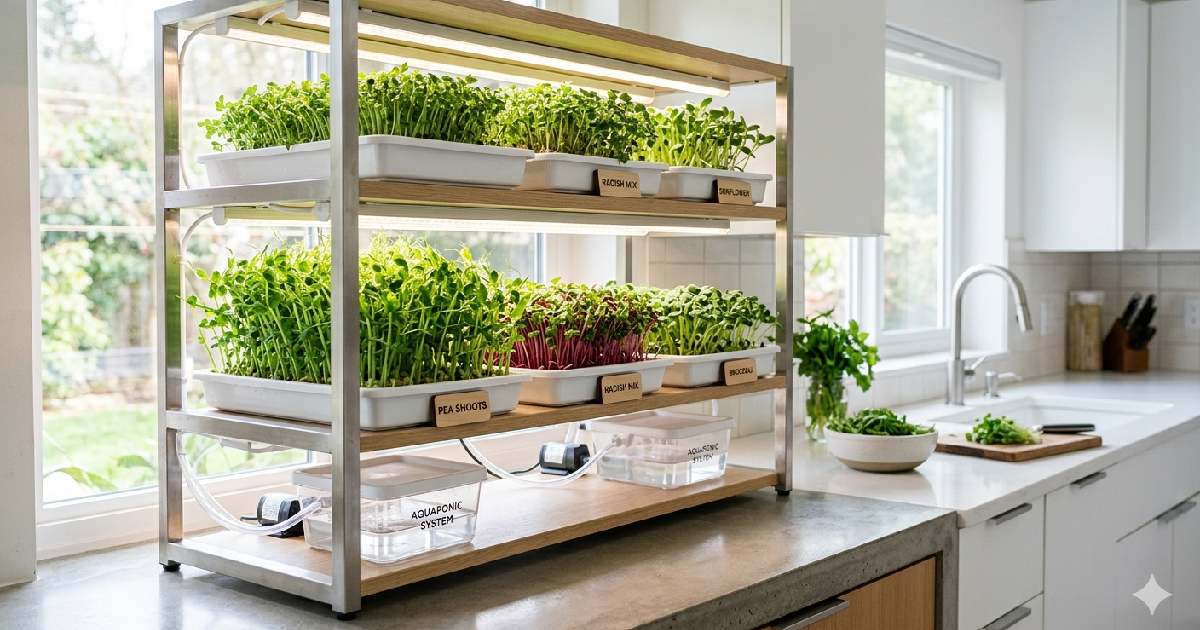 how to grow microgreens hydroponically