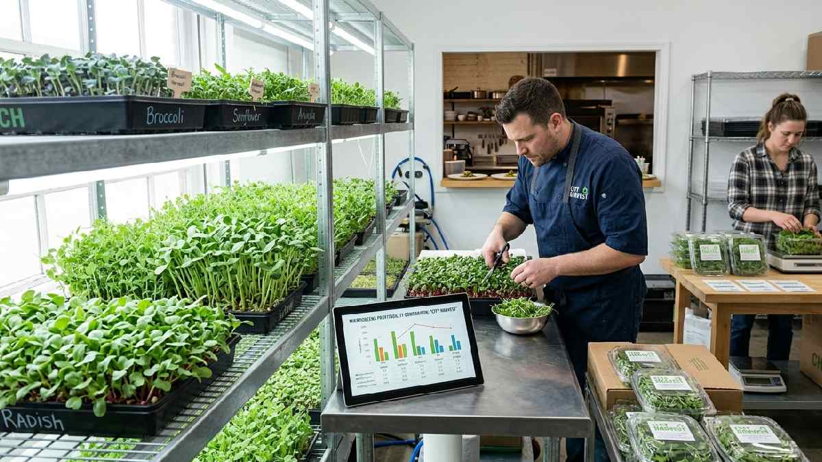 Different microgreens offer varied profit margins based on growth time yield and market value smart comparison improves business planning.