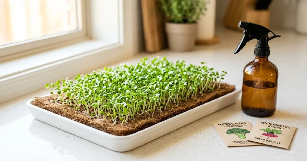 The Microgreens Grow Mat keeps indoor gardening clean and simple. No messy soil; roots grab mat fast; shoots peek green daily; tiny effort, huge impact.