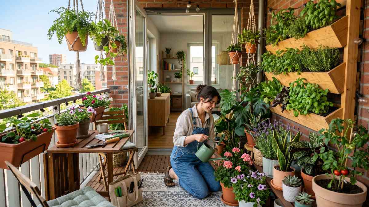 Small space gardening works beautifully with smart planning, compact plants, vertical setups, and regular care for a fresh green environment.