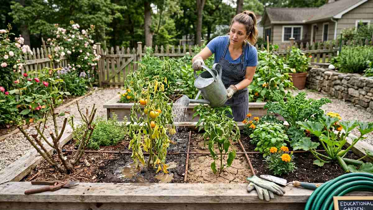Common gardening maintenance mistakes like overwatering, ignoring soil, pests, and poor pruning can damage plants, but simple routine care keeps gardens healthy.