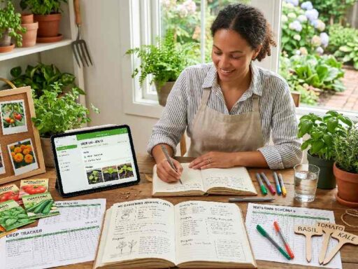 Gardening Journal: 8 easy templates and tracking ideas for plant growth, watering, weather, pests, and harvest records to improve gardening success.