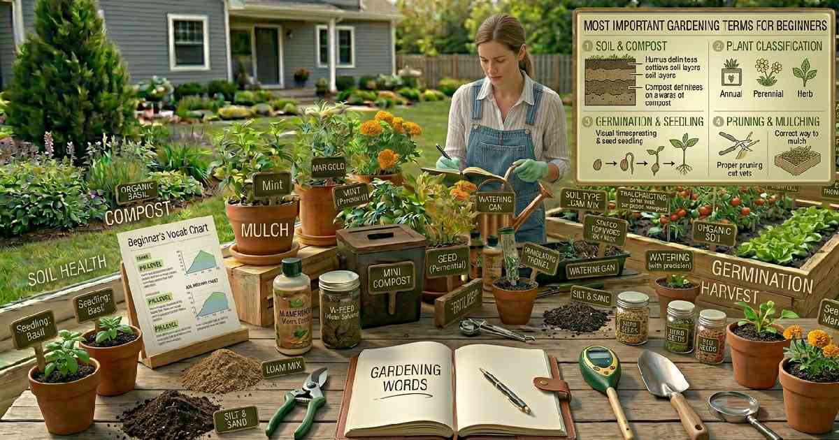 50+ Gardening Words Every Beginner Should Know