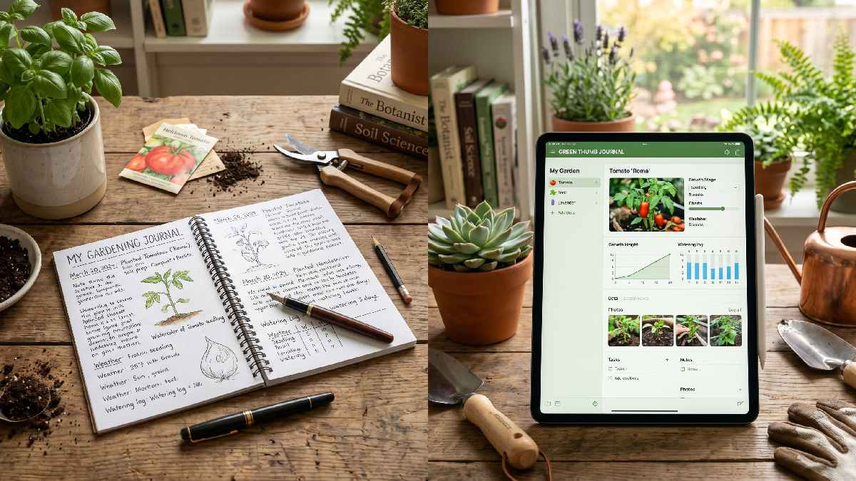Printable vs digital gardening journals help track plant growth; printable is simple and hands-on, digital is flexible, organized, and data-driven.