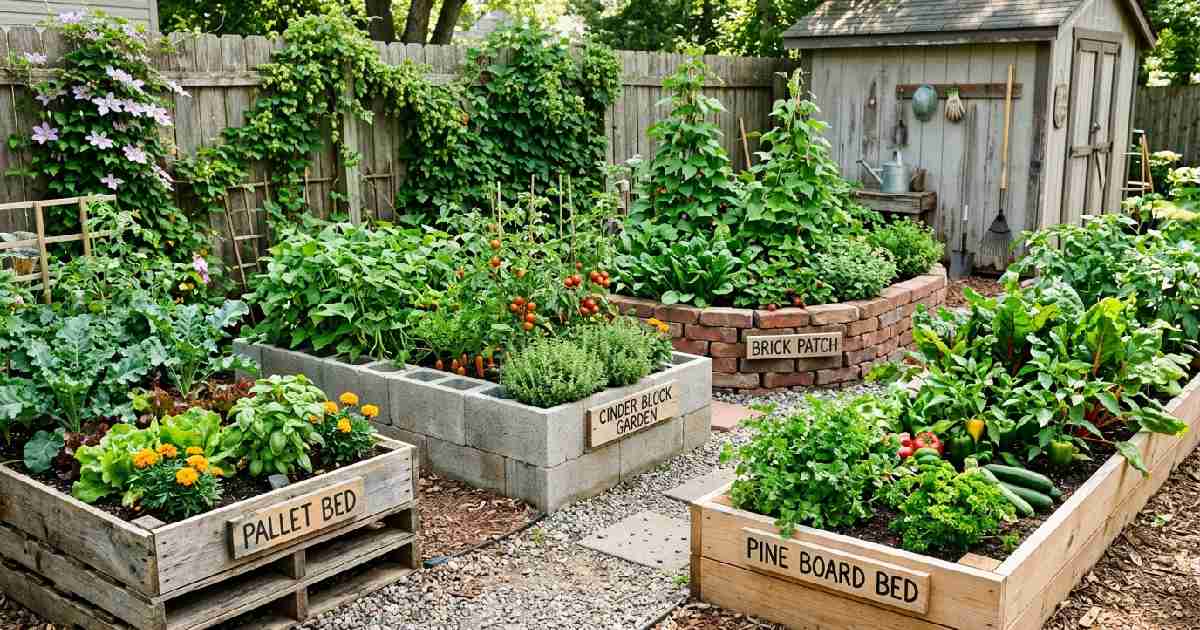 DIY Raised Garden Bed Ideas Cheap