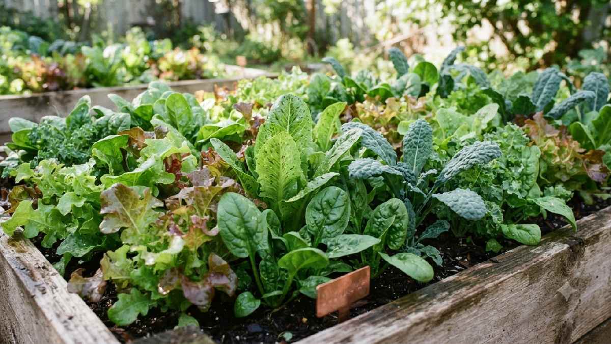 Growing leafy greens for quick garden results
