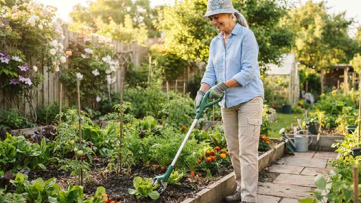 Long handled gardening tools