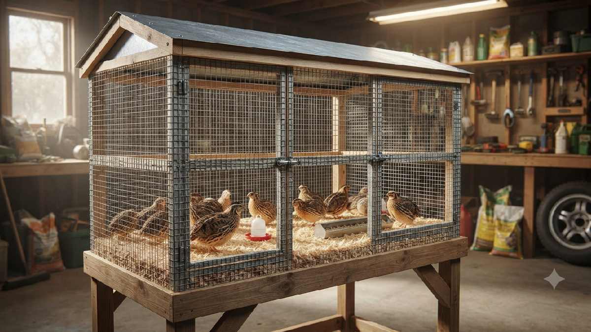 Proper housing setup for quail farming at home