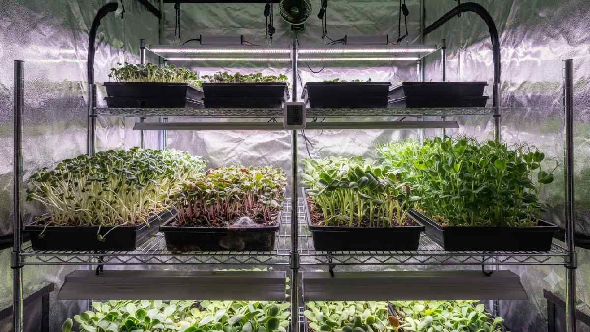 Common mistakes when growing microgreens in a tent.