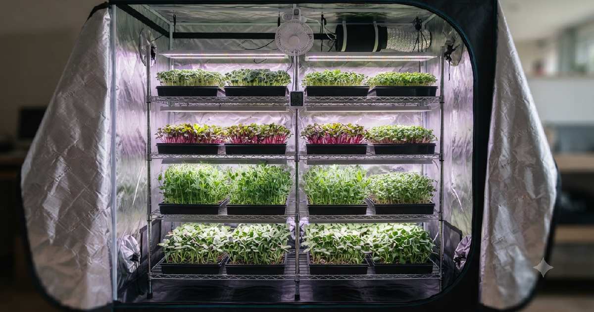 Microgreen Grow Tent
