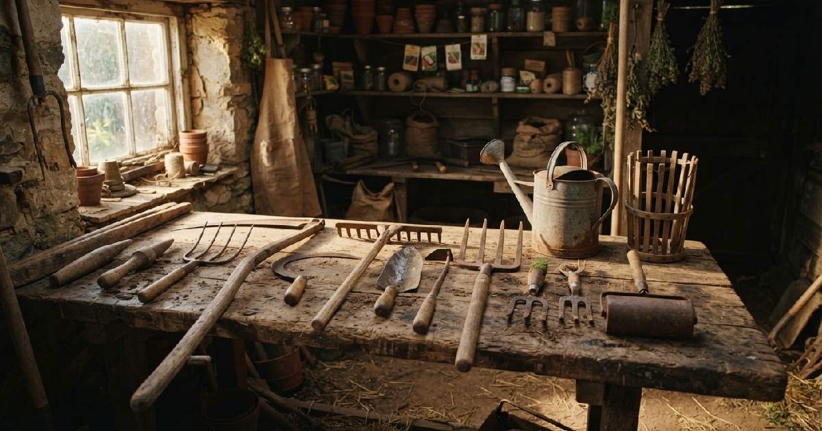 Old Gardening Tools