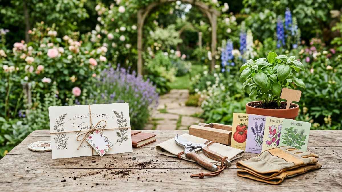 Gardening voucher compared with physical gardening gifts