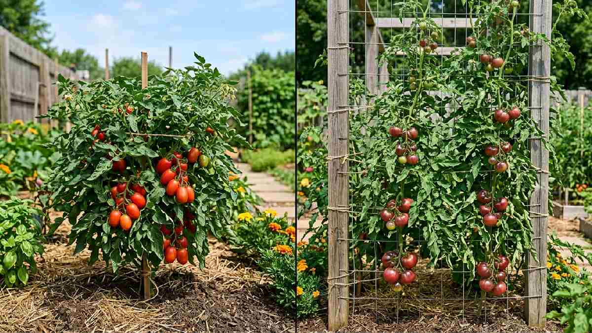 Determinate and indeterminate tomatoes