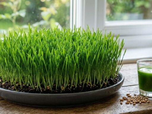 Wheatgrass Microgreen