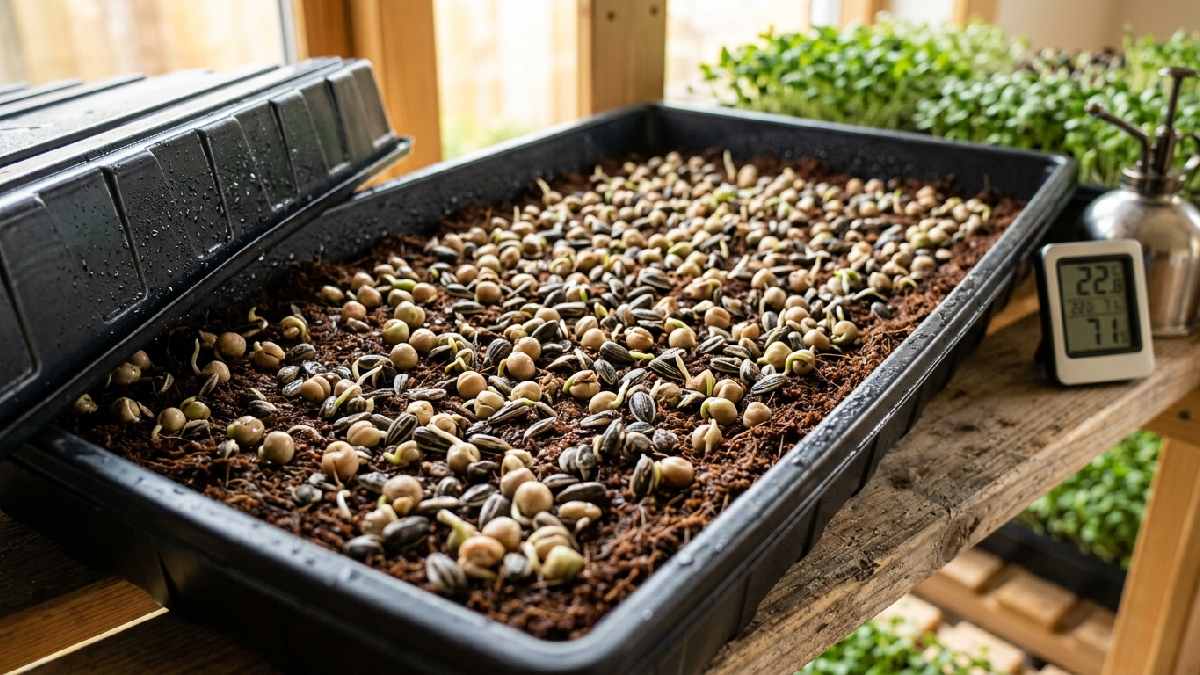 Tips for better microgreen seed sprouting