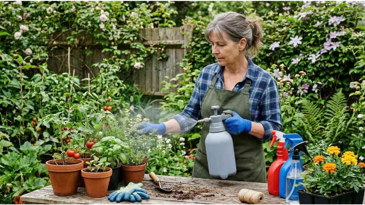 Proper spray bottle use for plants