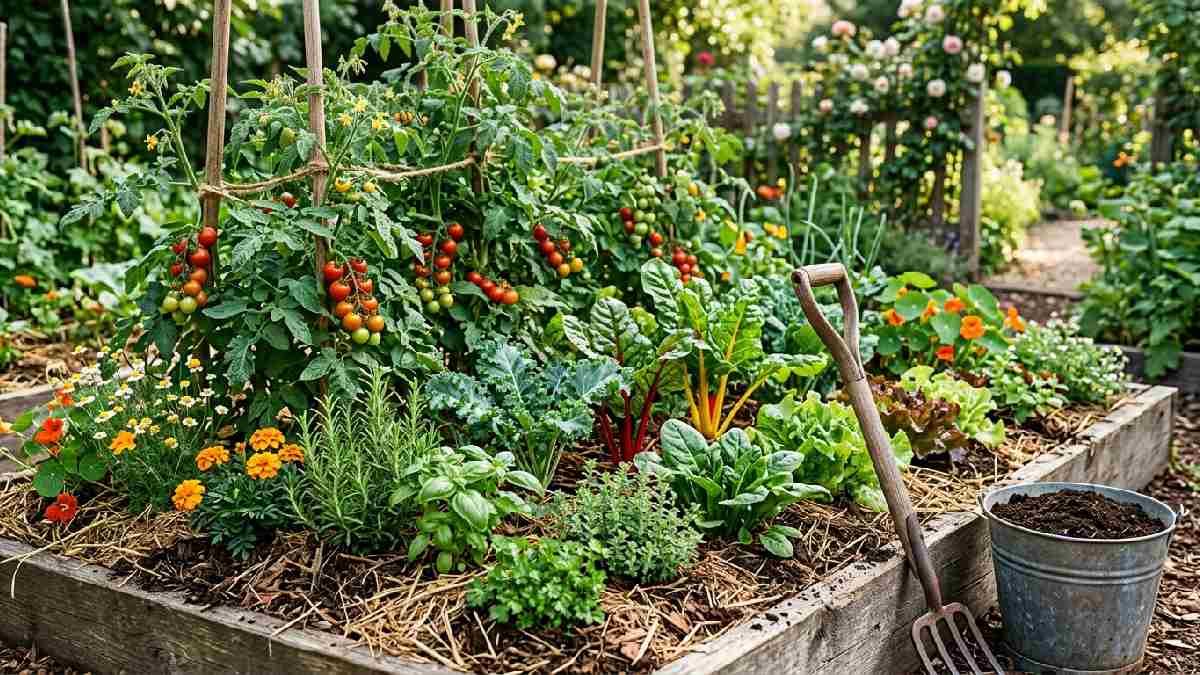 No-dig organic garden