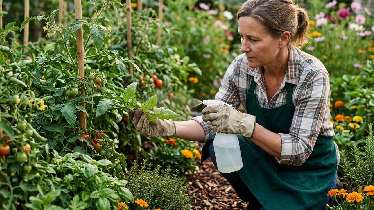 Natural garden spray