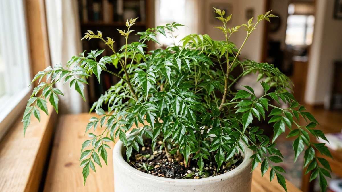 Healthy China Doll plant growing indoors