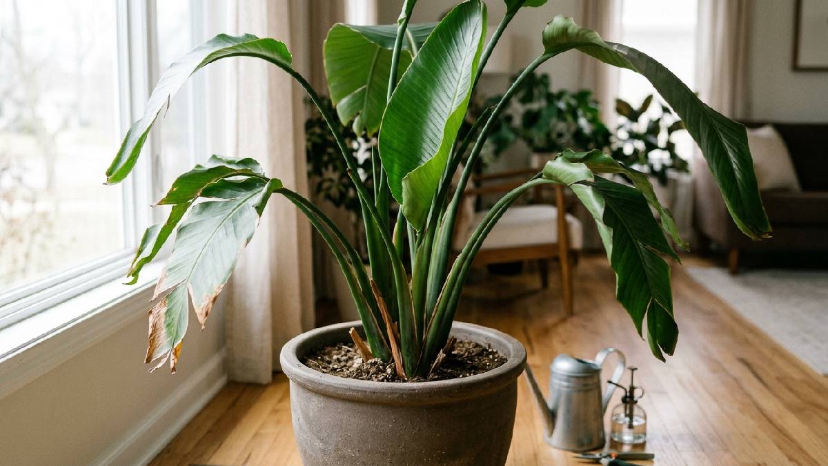 Common bird of paradise plant problems