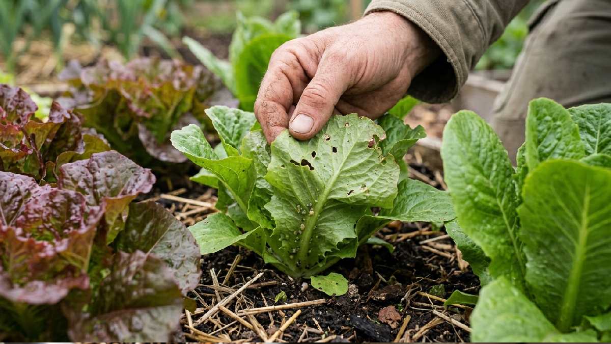Common pests affecting lettuce plants