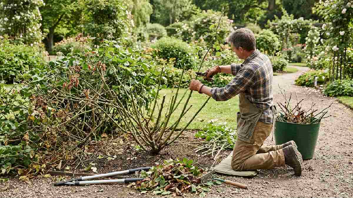 Seven steps for pruning roses