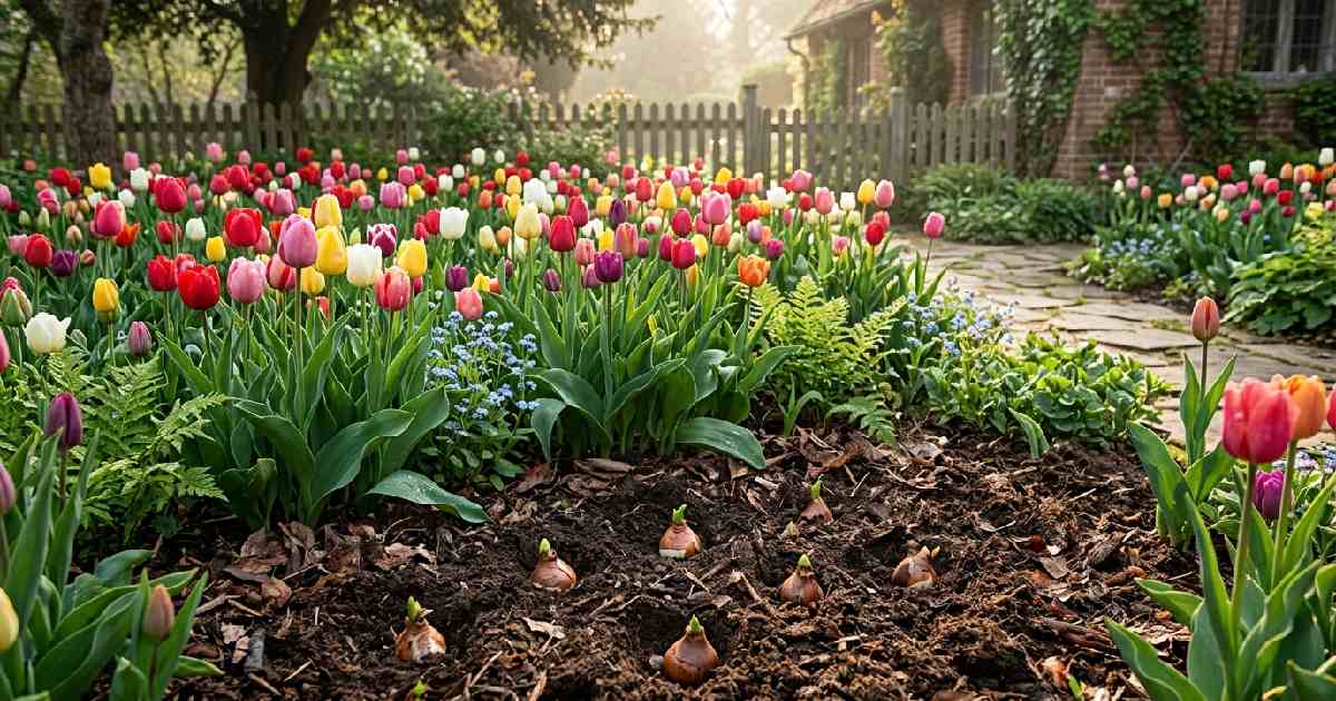 How to plant tulip bulbs