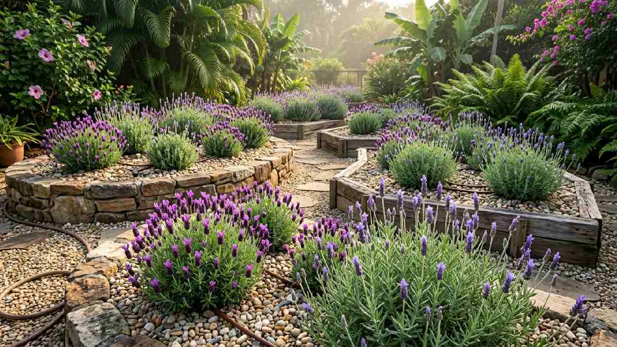 Lavender growing in a hot humid climate