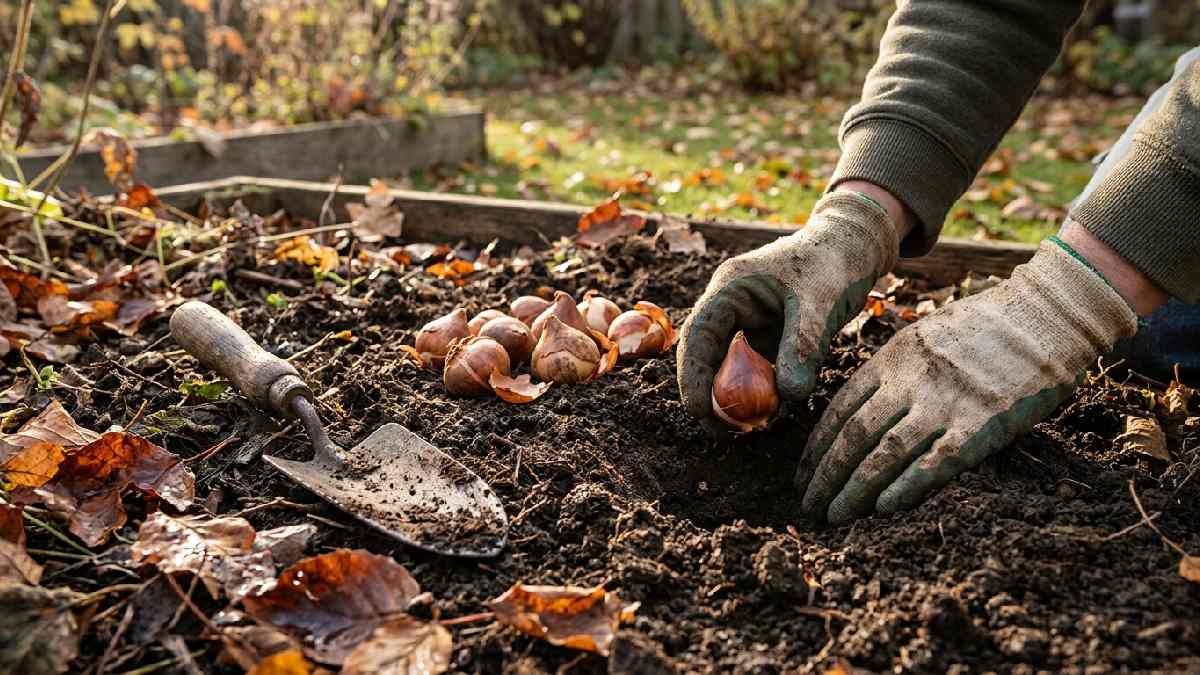 Planting tulip bulbs in fall